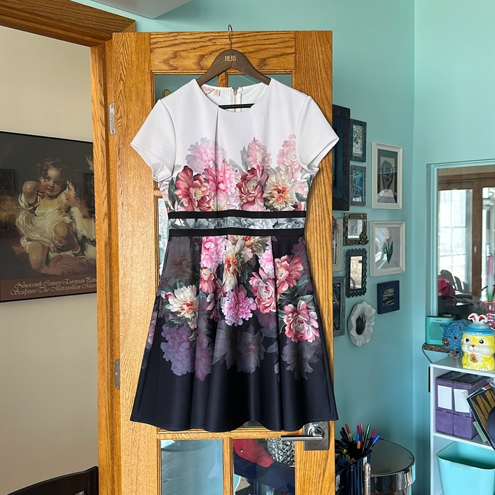 Ted Baker Floral Dress TB 4 US 10